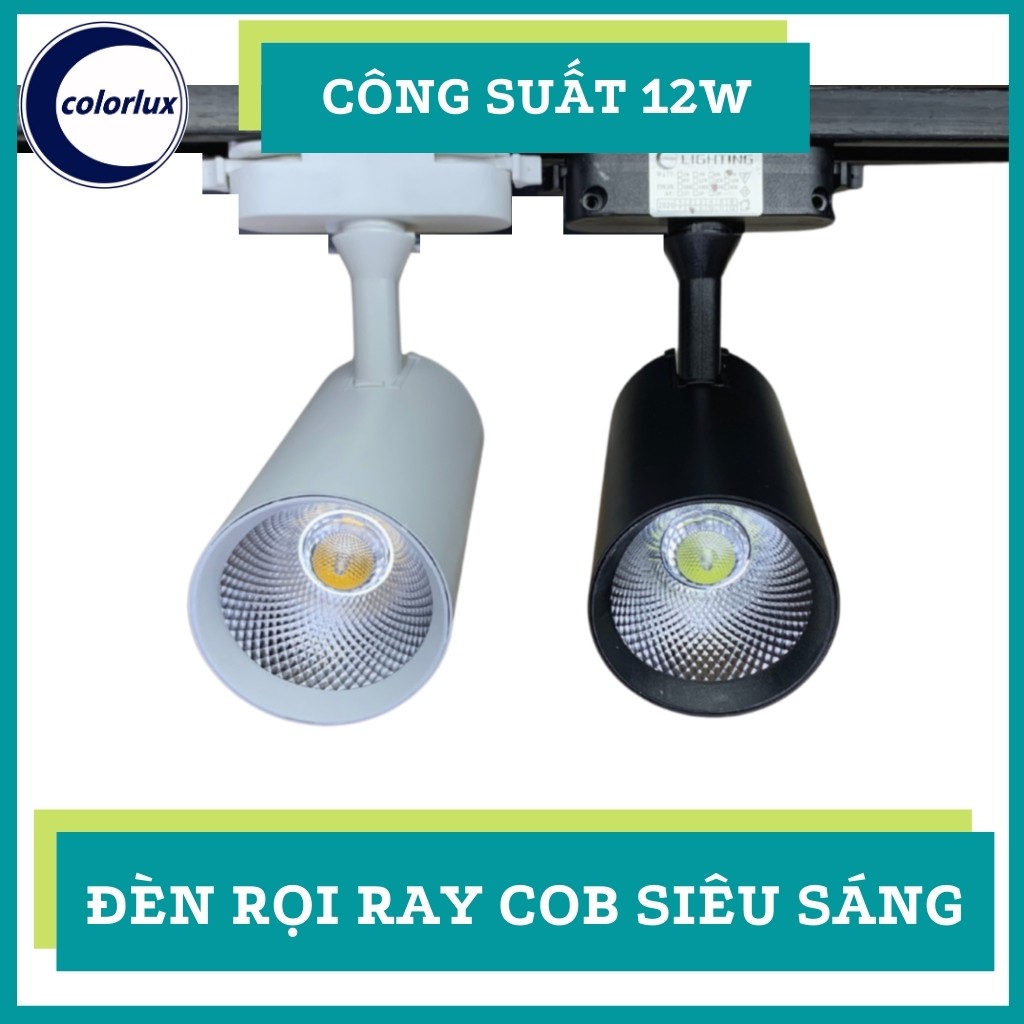 Đèn Rọi Ray COB 12W Colorlux Cao Cấp Siêu Sáng Trang Trí Shop, Rọi Tranh, Bể Cá #denroiray