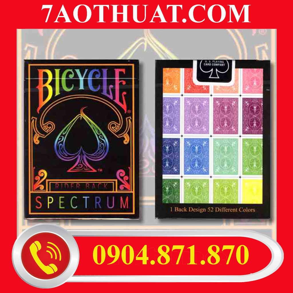 Bài Mỹ chính hãng: Spectrum Tally Ho Deck by US Playing Card Co
