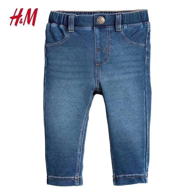 Quần legging giả jeans HM cho bé trai, bé gái