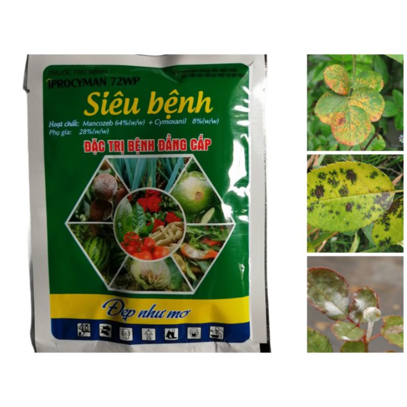 Thuốc trừ nấm bệnh cho hoa và cây trồng - Thán thư,mốc sương,khô đầu lá,vàng lá,phấn trắng, héo rũ,rỉ sắt,đốm đen