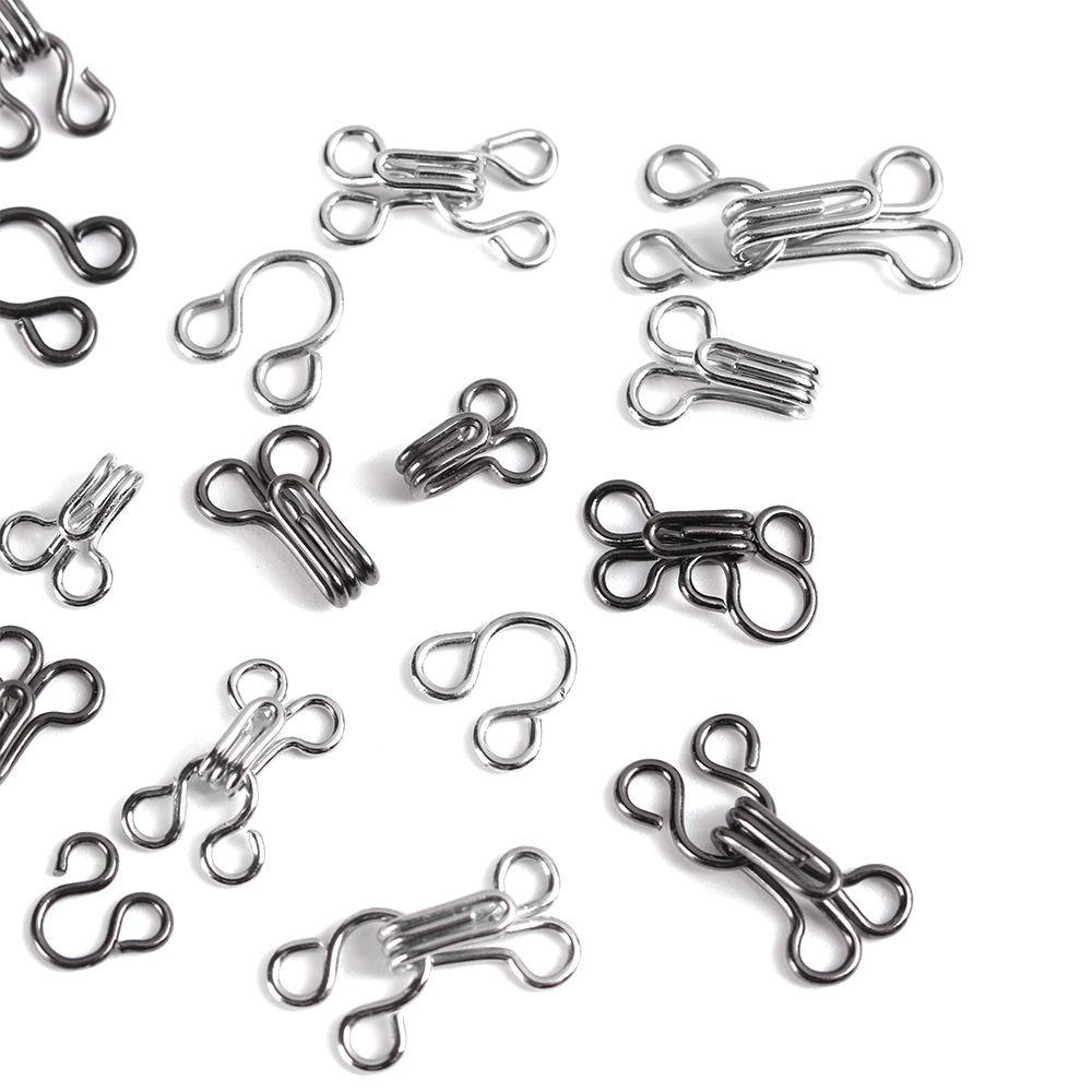 BORAG Set 100 Móc Kim Loại 4 Kích Cỡ Chuyên Dụng Cho Thợ May