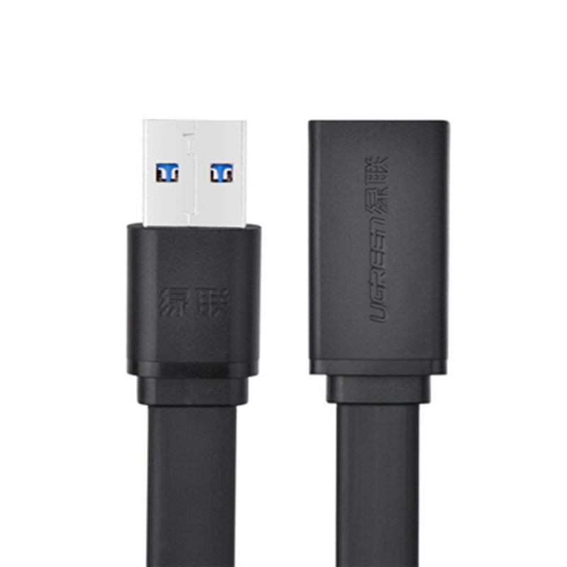 Cáp nối dài USB 3.0 dây dẹt dài 0.5M âm dương Ugreen Ugreen 30128 cao cấp - Hàng Chính Hãng