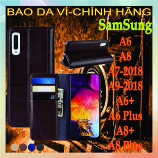 Bao da, ví đựng tiền, điện thoại A6, A6plus , A8,  A8plus, A7 2018, A9 2018.