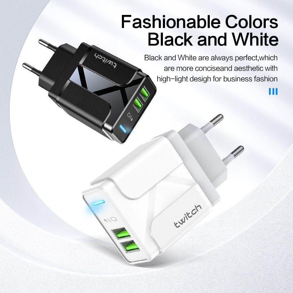 Phích Cắm Sạc US / EU / UK Cổng USB Cho Điện Thoại