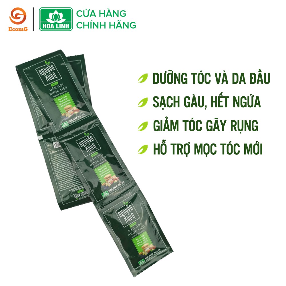 Dầu gội Nguyên xuân Xanh dây 10 gói NX1-04