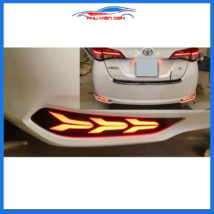 Đèn led gầm cản sau ô tô Vios 2019-2020-2021-2022-2023