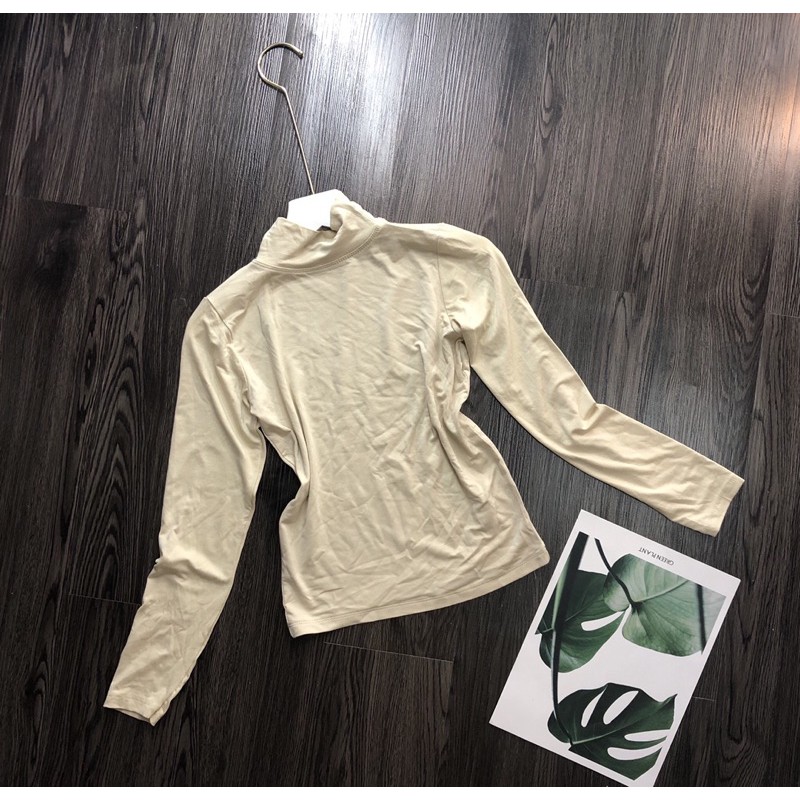ÁO THUN BODY TAY DÀI CỔ LỌ