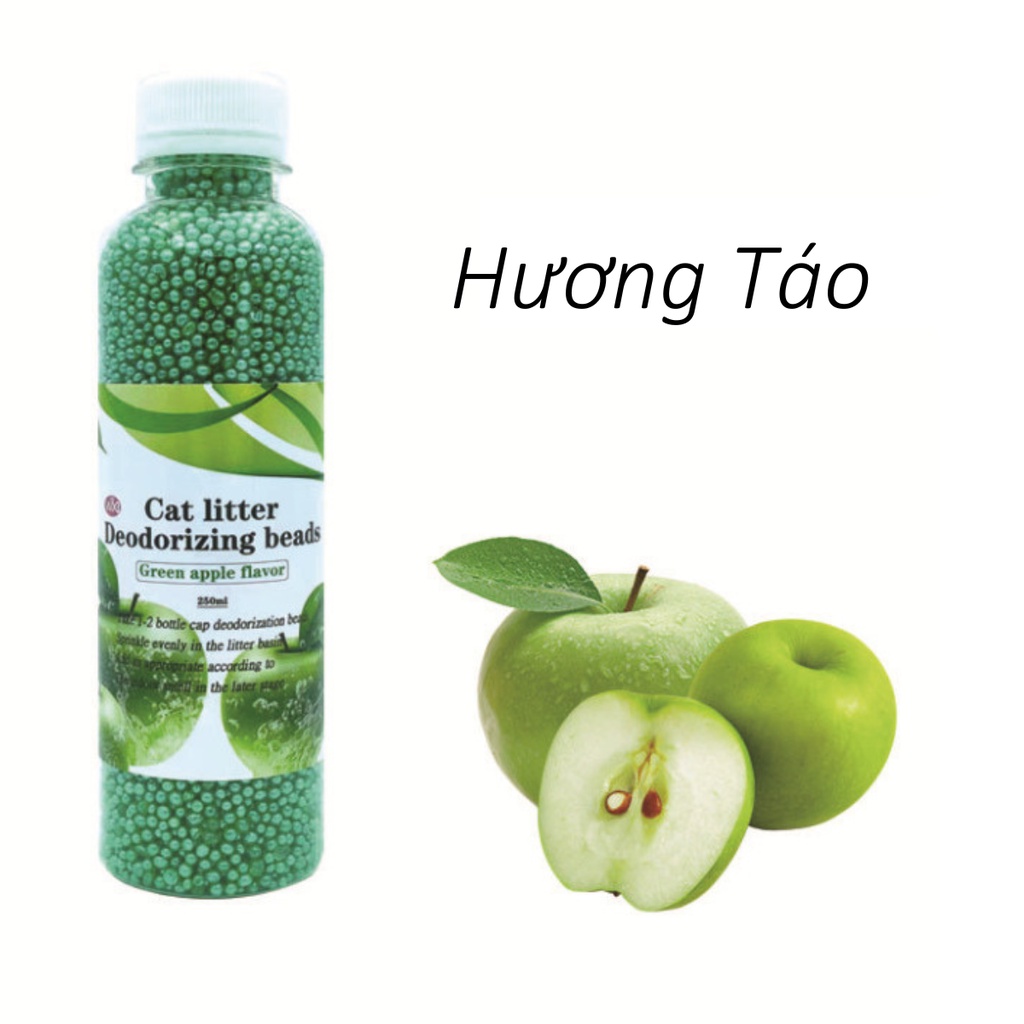 Hạt khử mùi cát vệ sinh cho mèo, giảm mùi hôi cát mèo - lutpet