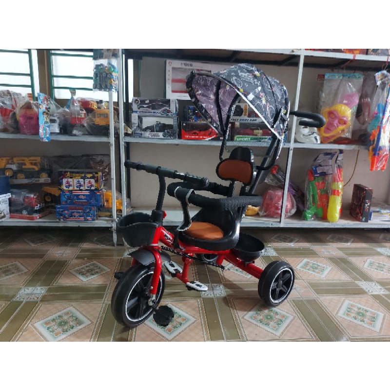 Xe 3 bánh đẩy trẻ em có mái che dòng SYD - 310 Cao Cấp