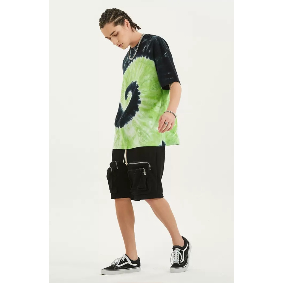 Áo phông loang nhiều màu MEANSTORE thun tye dye form rộng unisex nam nữ Ulzzang Streetwear vải mềm