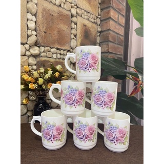 Combo 6 cốc sứ Bát Tràng