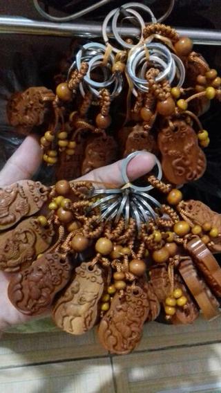 Móc khóa gỗ 12 con giáp