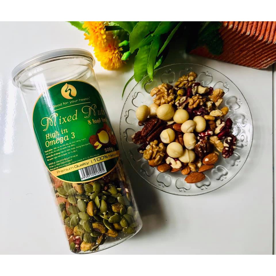 Mix 8 hạt dinh dưỡng dành cho mẹ bầu (hũ 500gr) | BigBuy360 - bigbuy360.vn