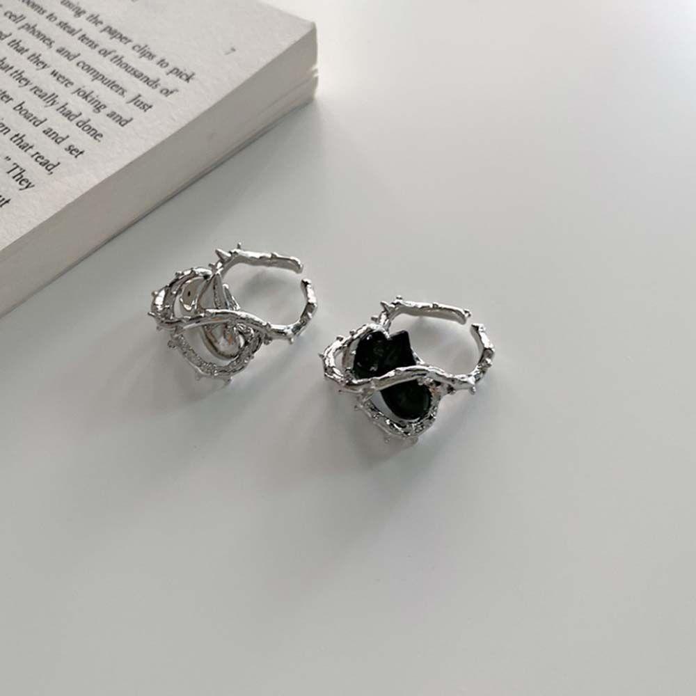 Nhẫn Hình Trái Tim Phong Cách Vintage Thời Trang Dành Cho Nữ|Nhẫn Khớp Ngón Tay Nhiều Màu Sắc Thời Trang