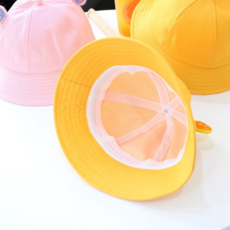 Nón Bucket hoạ tiết hoạt hình đáng yêu cho bé