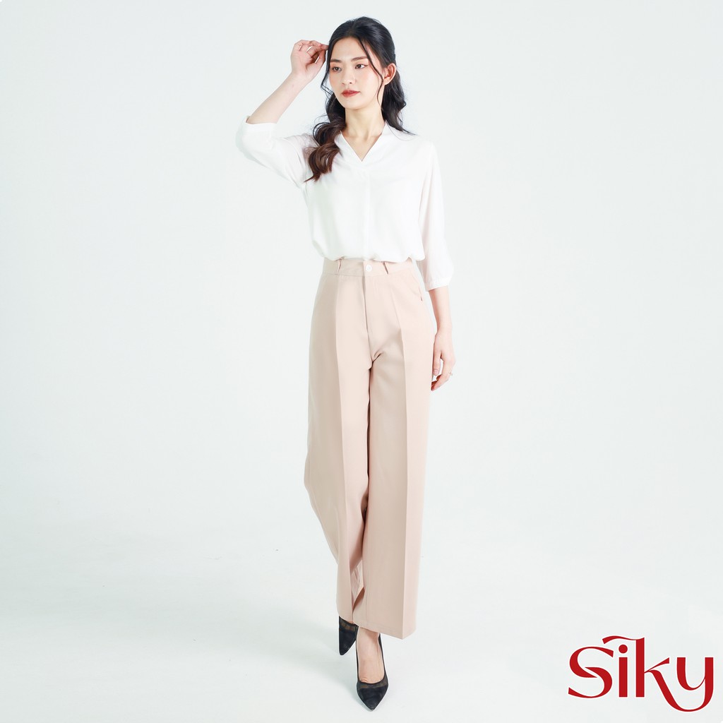 Quần ống rộng dáng dài 80cm - Siky | BigBuy360 - bigbuy360.vn