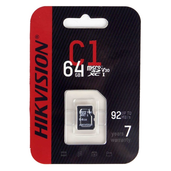 Thẻ Nhớ MicroSD Hikvision 64Gb 32Gb chuẩn Class 10, chuyên dụng cho camera - Chính hãng