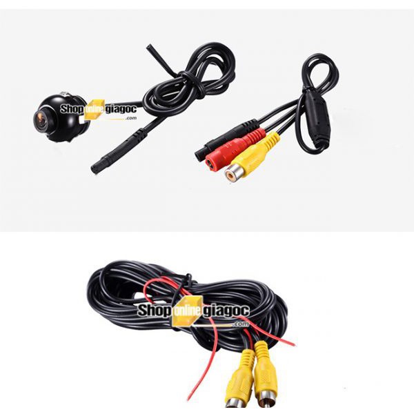 Camera Lùi Chống Nước Loại Tròn Gắn Vỏ Xe (xoay 90 độ) | BigBuy360 - bigbuy360.vn