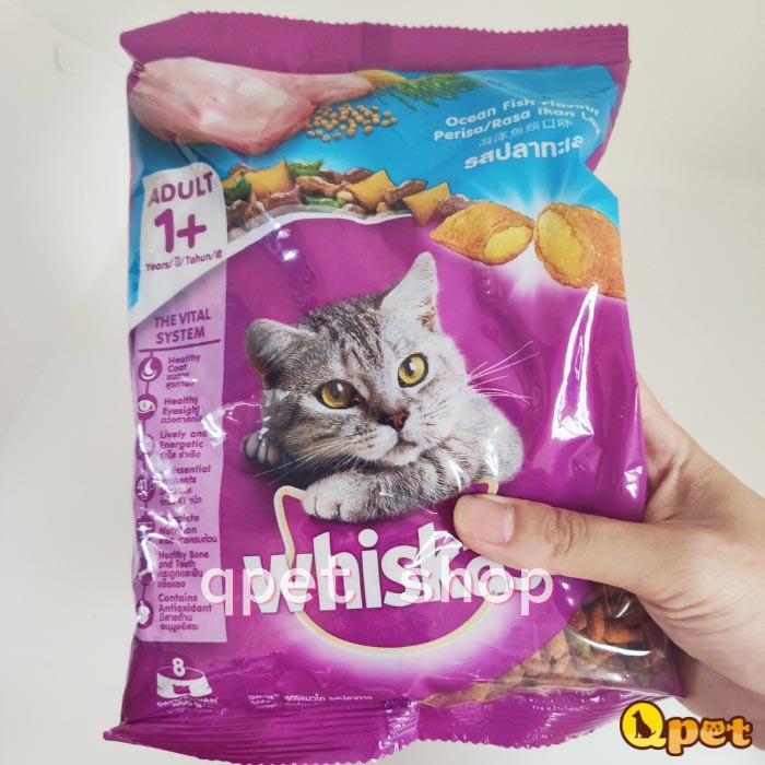 Thức ăn hạt cho mèo Whiskas 400g🐱THƠM, NGON, GIÀU DINH DƯỠNG🐱 Dành cho mèo trên 1 tuổi