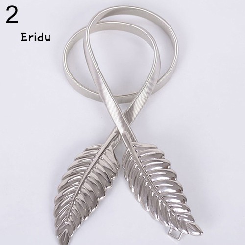 Thắt Lưng Khóa Kim Loại Hình Chiếc Lá Phong Cách Vintage