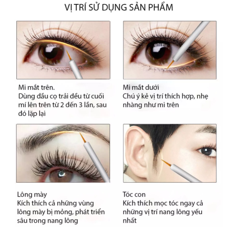 Serum Dưỡng Mi Dài Dày Khỏe CLOTHES OF SKIN Nội Đia Trung - Mi dài, dày, cong vút sau 14 ngày (HOT)