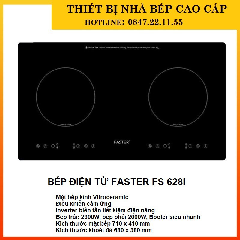 BẾP ĐIỆN TỪ FASTER FS 628I