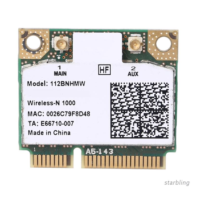 Card Mạng Không Dây Centrino 1000 Wifi Link1000 802.11 B / G / N 112bnhmw 300mbps Thẻ