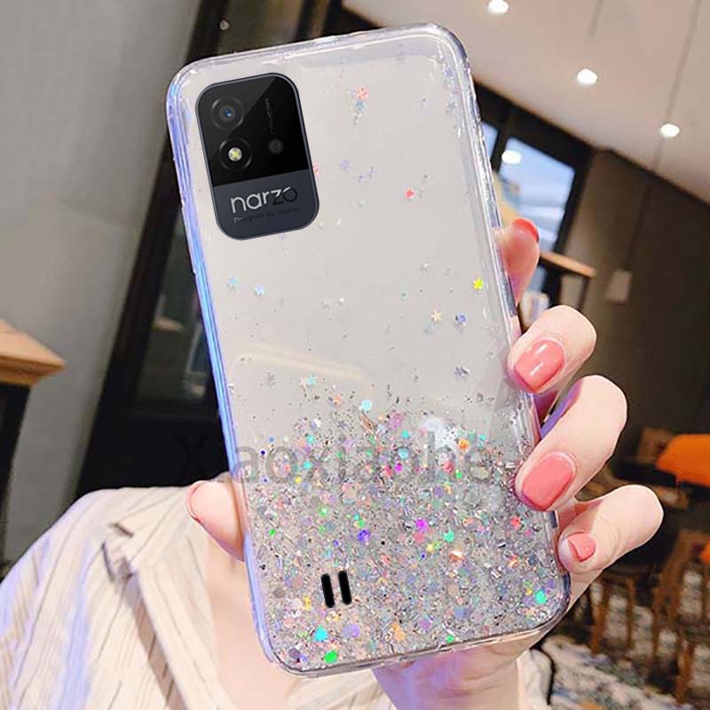 Ốp lưng Realme Narzo 50i 50 50A prime Realme C35 Bầu trời đầy sao Vỏ điện thoại tpu mềm Realme Narzo50A prime Vỏ vỏ