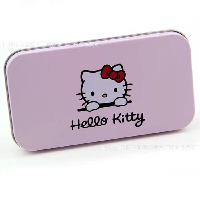 Bộ cọ trang điểm make up cá nhân 7 cây tặng kèm túi zip KITTY kèm hộp xinh xắn hàng hiệu cao cấp nhập khẩu chính hãng