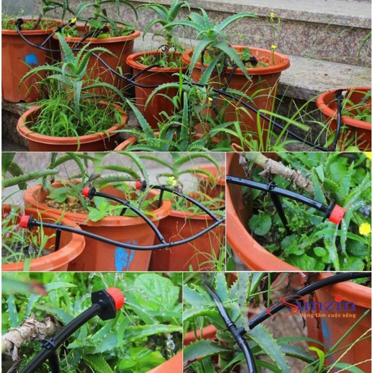 Bộ kit tưới hoa, cây cảnh HS20, dành cho 20 chậu, độ dài dây 20 mét