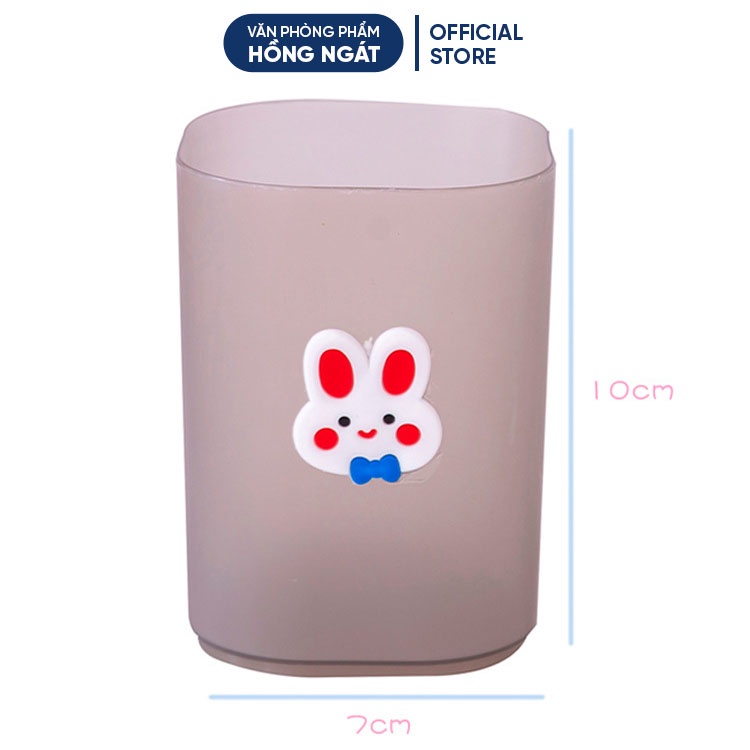 Ống đựng bút hình cốc, hộp đựng bút để bàn cute đa năng giá rẻ đồ dùng học tập dễ thương văn phòng phẩm OB06