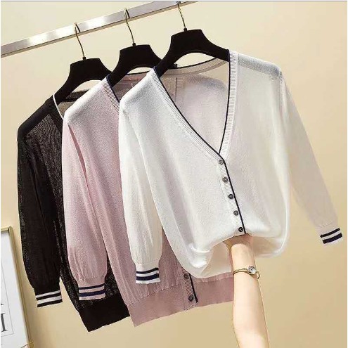 Áo khoác nữ cardigan cao cấp Hàn Quốc AK04 | BigBuy360 - bigbuy360.vn