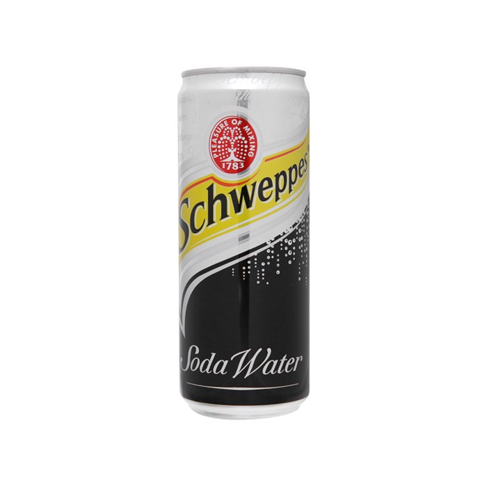 NƯỚC SODA SCHWEPPES 330ML THÙNG 24 LON