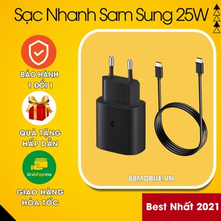 Sạc nhanh samsung 25w type c to type c sạc nhanh pd truyền tải dữ liệu 88mobile