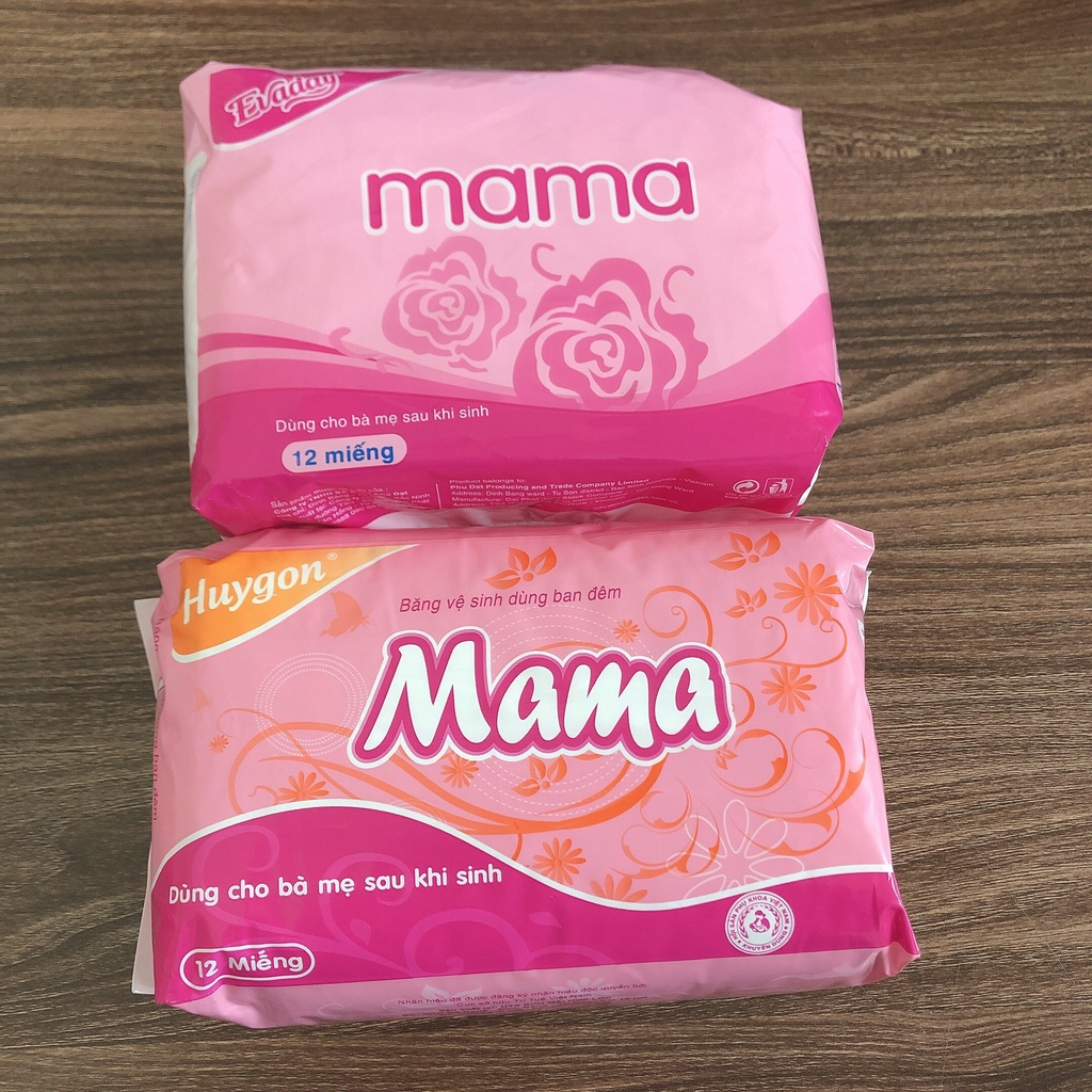 Băng Vệ Sinh Mama Cho Mẹ Sau Sinh ( Gói 12 Miếng )