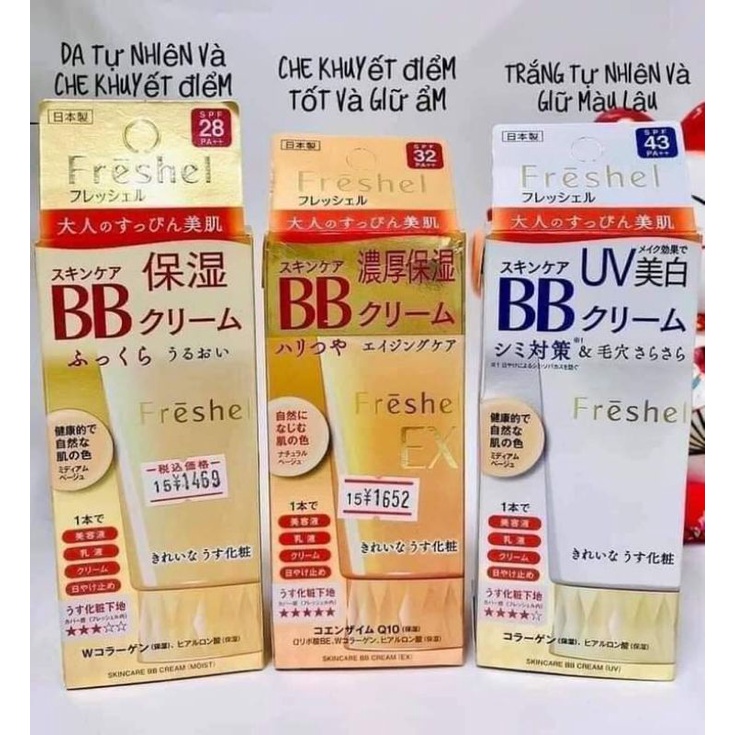 Kem nền BB Kanebo 50g SPF 43, 32, 28 và CC Kanebo Nội địa Nhật chính hãng