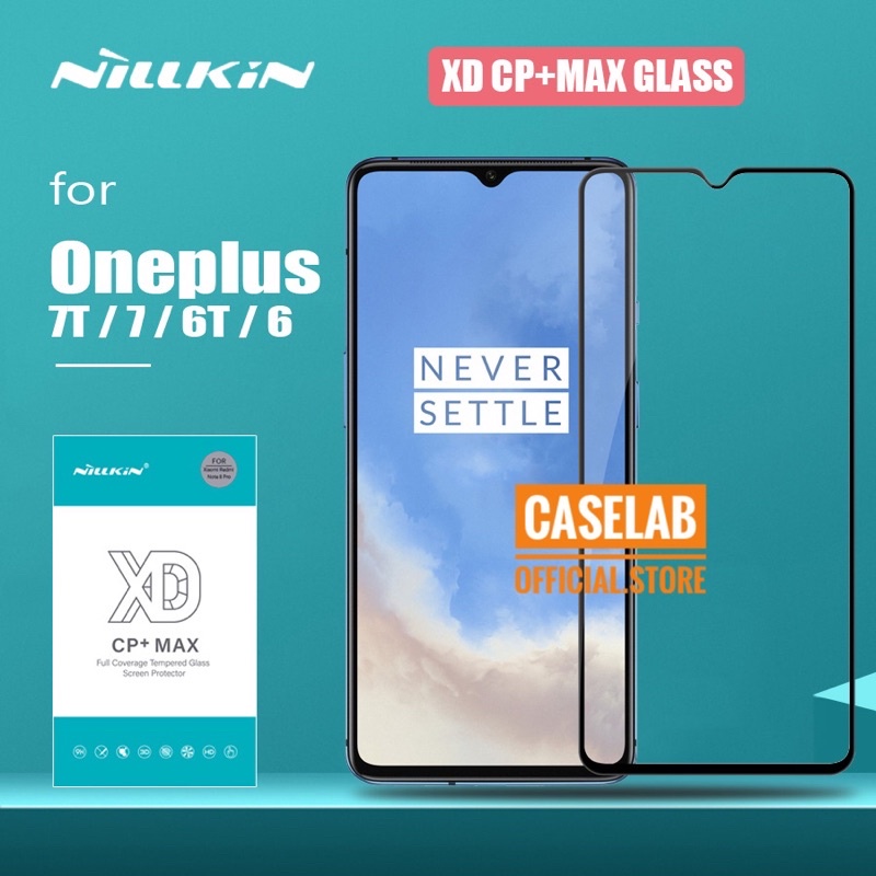 Oneplus 6T/ 7/ 7T - Cường lực chính hãng Nillkin XD CP+max