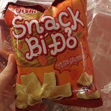 1 gói Bim bim snack Oishi bí đỏ vị bò nướng 40g/gói