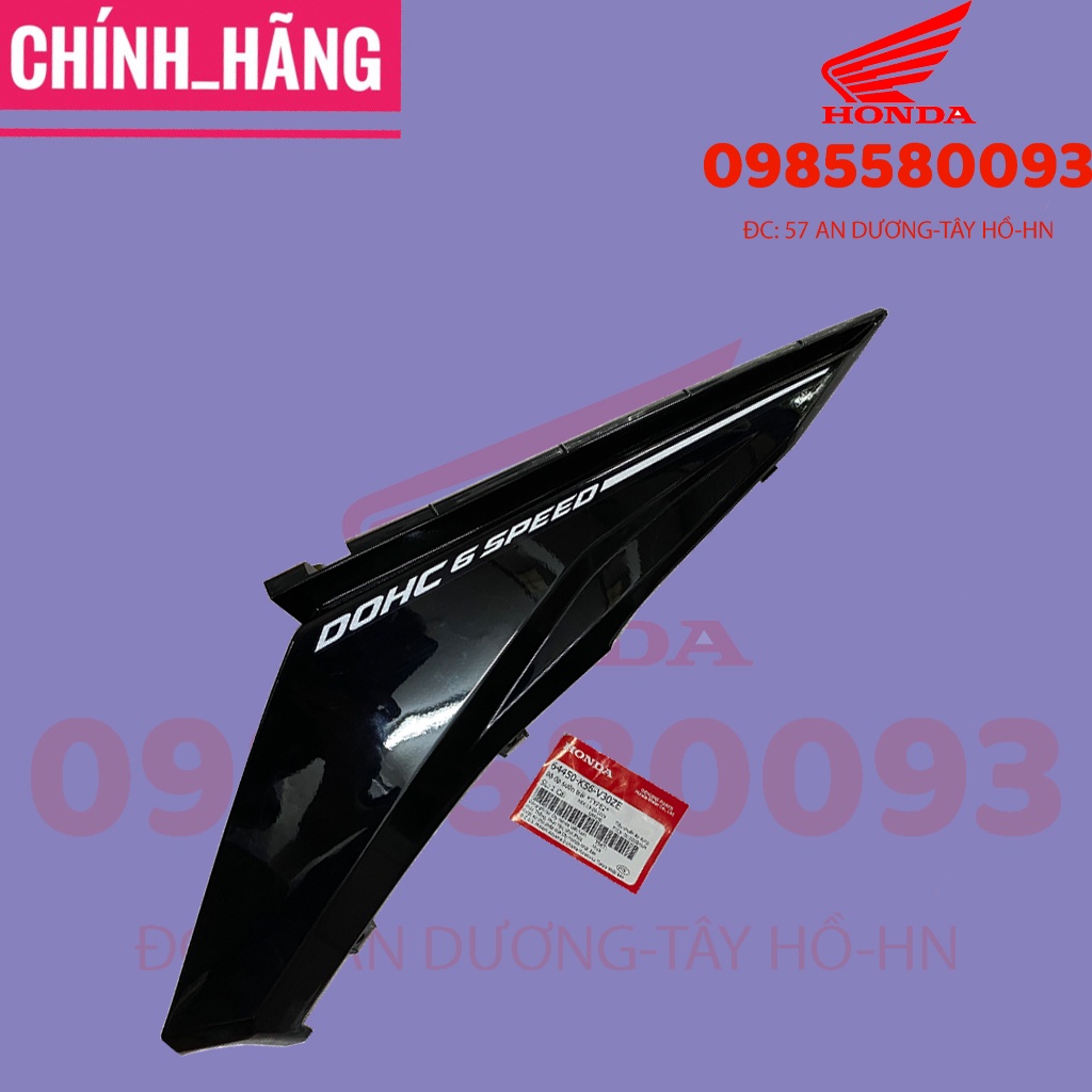 Ốp sườn sau xe winner 150 v1, chính hãng honda