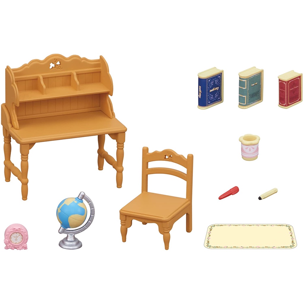 Đồ Chơi Sylvanian Families Bộ Bàn Học Của Bé Study Desk