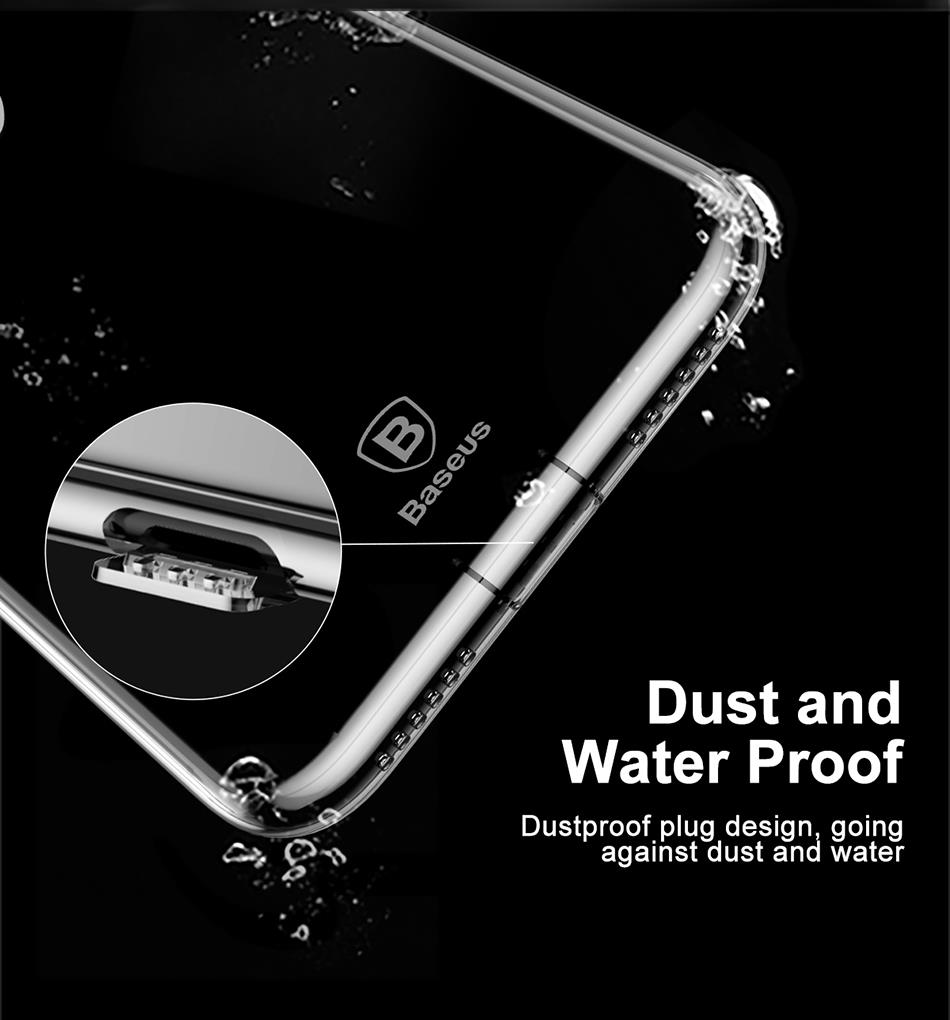 BASEUS Ốp Lưng Tpu Trong Suốt Cho Iphone Xs / X 5.8 Inch