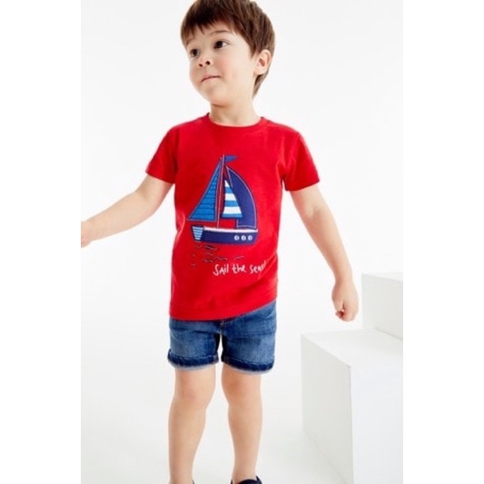 Áo đỏ ngắn tay Next 2-3 tuổi sale