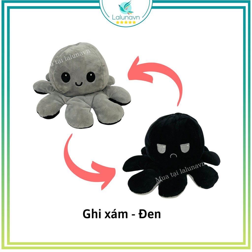 Lalunavn Bạch tuộc cảm xúc bông Cao Cấp vải đẹp , bông nhiều , may kỹ