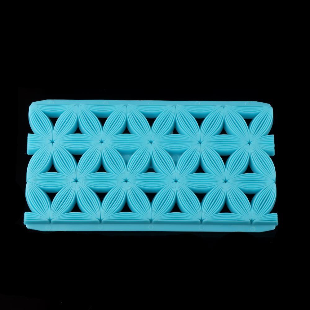 HECCEH Khuôn Dập Nổi Tạo Hình Chiếc Lá / Trái Tim