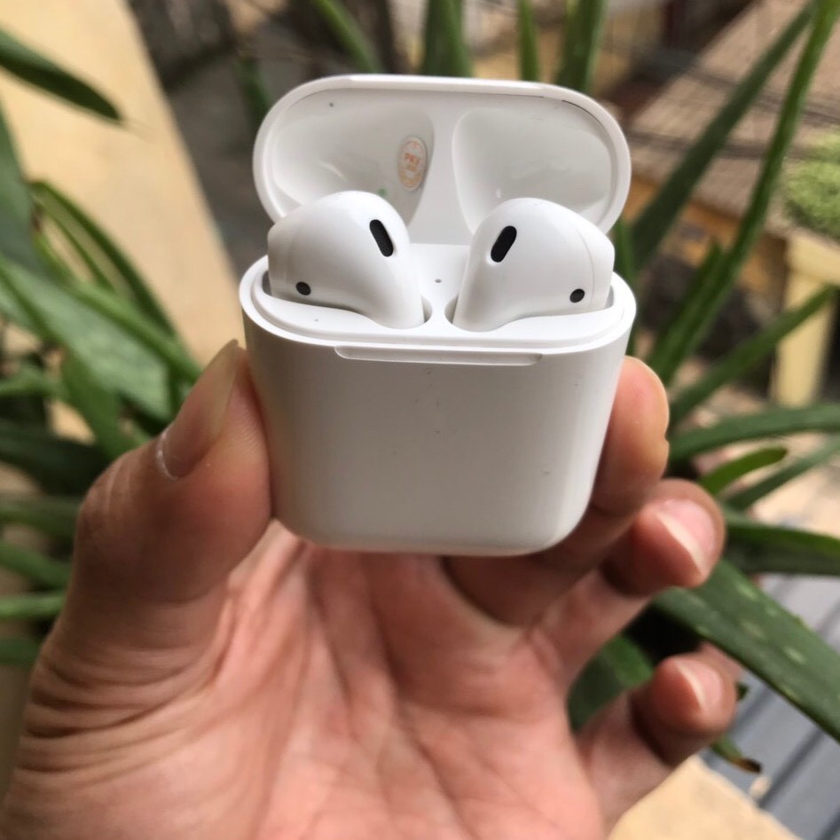 Tai nghe AirPod [free SHIP toàn quốc] kết nối bluetooth 5.0, bass treble cực đỉnh, pin trâu, bảo hành 12 tháng 1 đổi 1