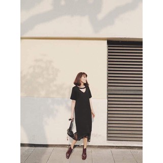 VÁY CHOKER PHỐI VOAN