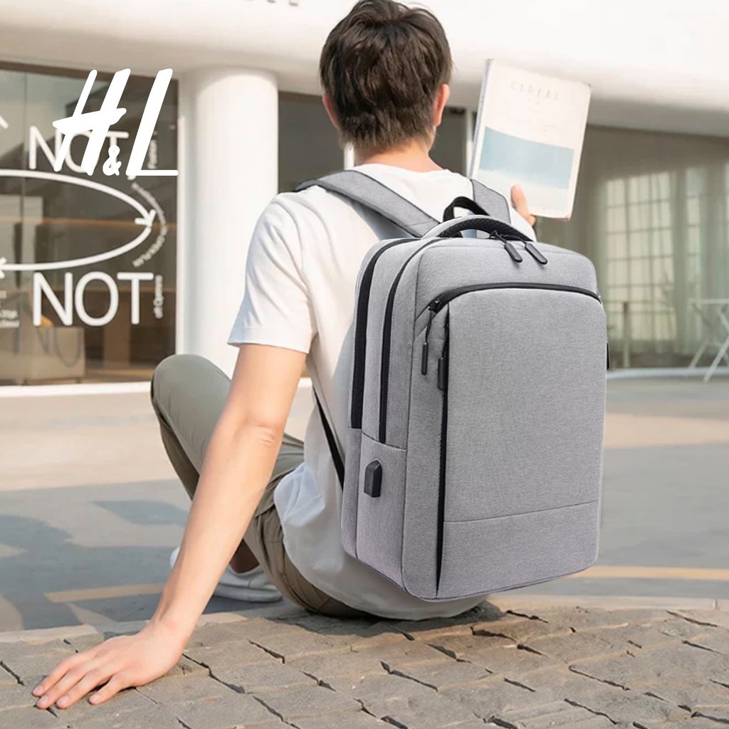 Balo Laptop Công Sở Thời Trang Cao Cấp Đựng Laptop Siêu Nhiều Ngăn, Đa Công Dụng, Dùng Đi Làm Đi Chơi & Du Lịch - Hàn