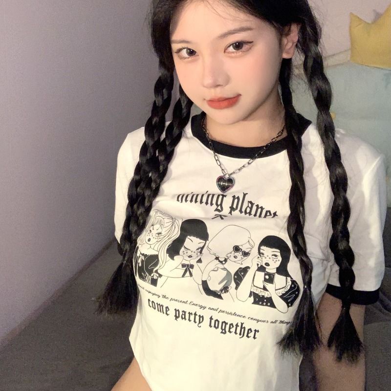 Áo Thun NgắN Tay DáNg Ôm ThờI Trang Cho Nữ JL-TX-460