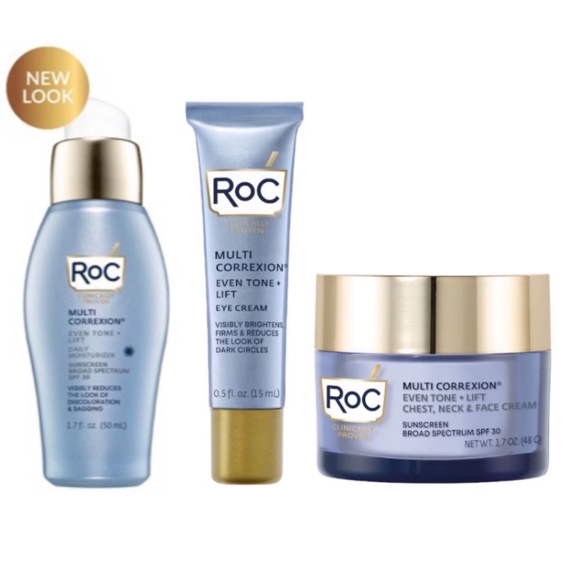 Bộ 3 món kem Roc Correxion 5 in 1 Restoring Cream