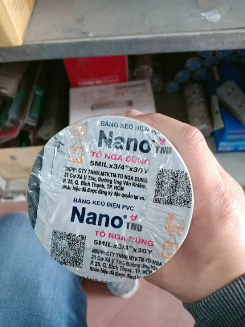 Băng Dính Điện Nano Tô Nga Dũng 10Y 20Y 30Y CHÍNH HÃNG ( 10cuộn/1lốc )